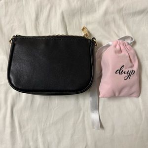 NWOT Authentic Dress Up Your Purse wristlet/pouch in black